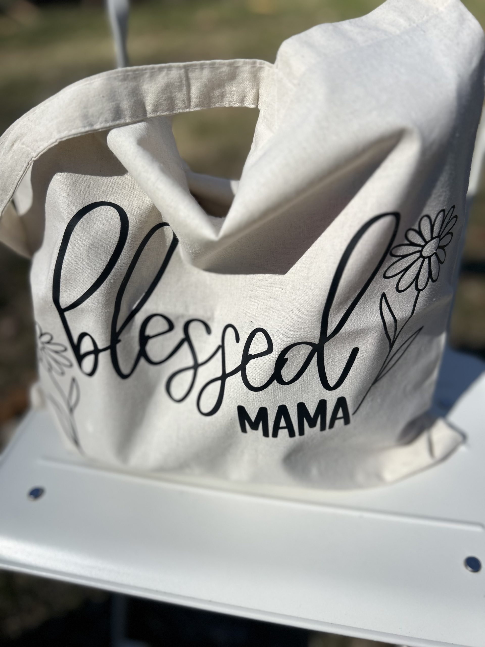 Blessed Mama Tote Bag - Image 2