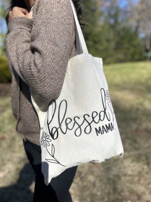 Blessed Mama Tote Bag